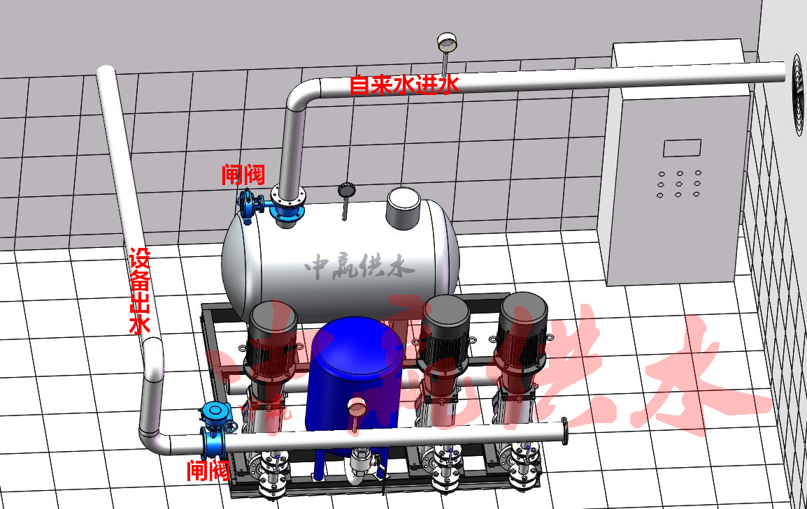 自來水無負壓供水設備如何安裝與調試？
